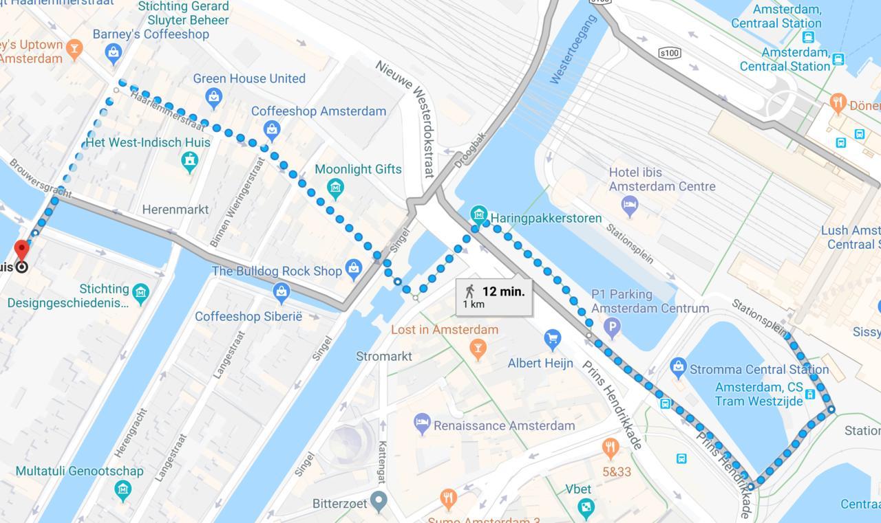 Canal Studio Apartment Amsterdam Eksteriør bilde